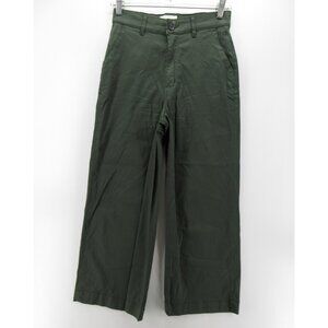 KOTN Pants 2 Wide Leg Crop Trousers High Rise Stretch Minimalist